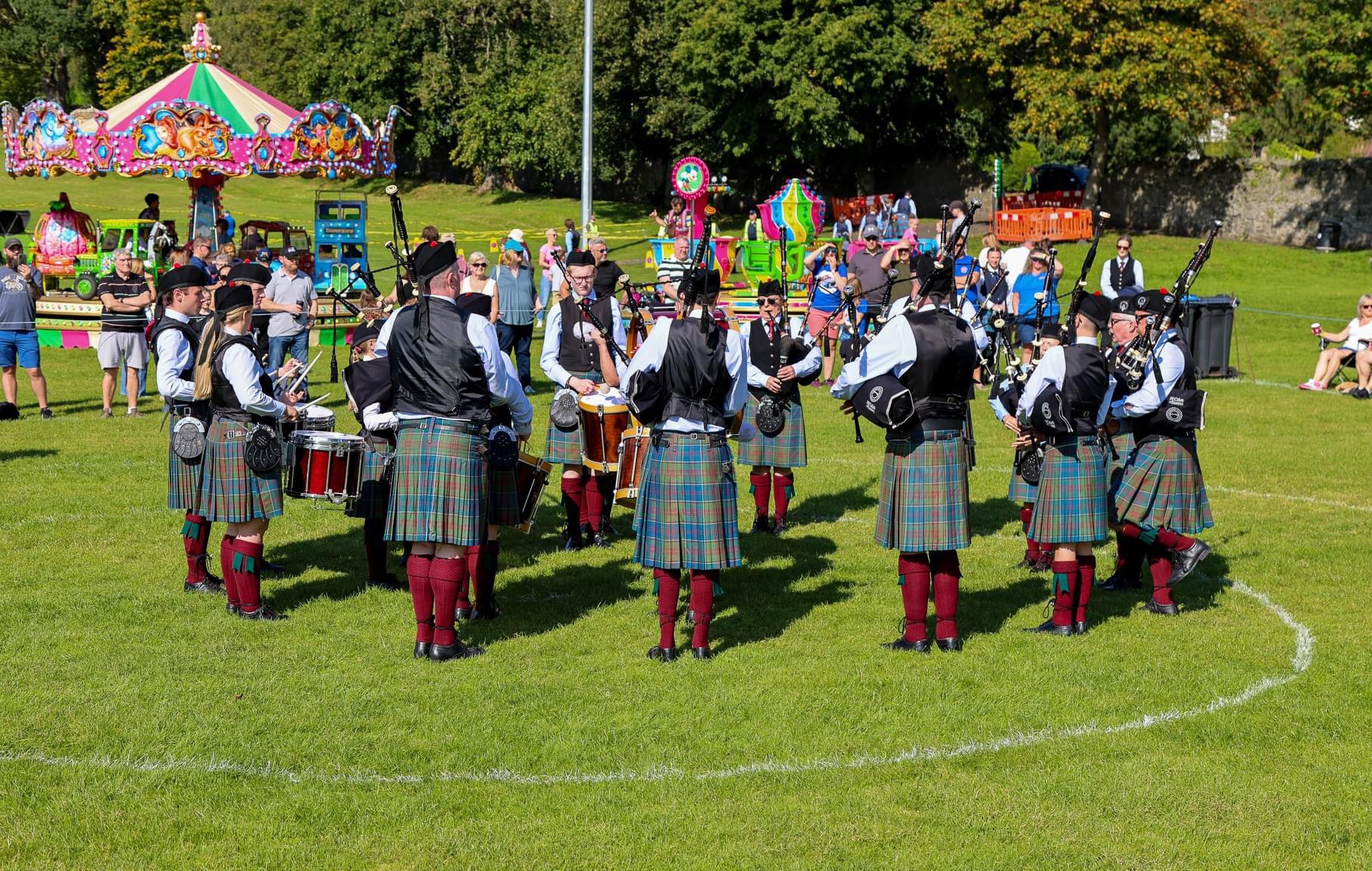 Stockbridge Pipe Band - Peebles - Sept 2022